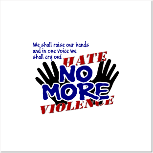 No More Hate Posters and Art